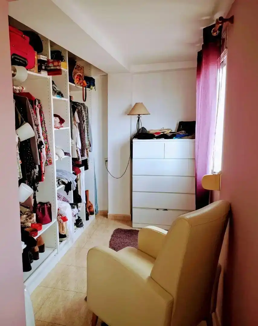 Schlafzimmer von Wohnung zum Verkauf in Cullera mit Ofen, Waschmaschine und Balkon