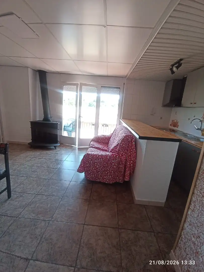 Sala de estar de Piso en venta en Berga con Calefacción, Amueblado y Balcón