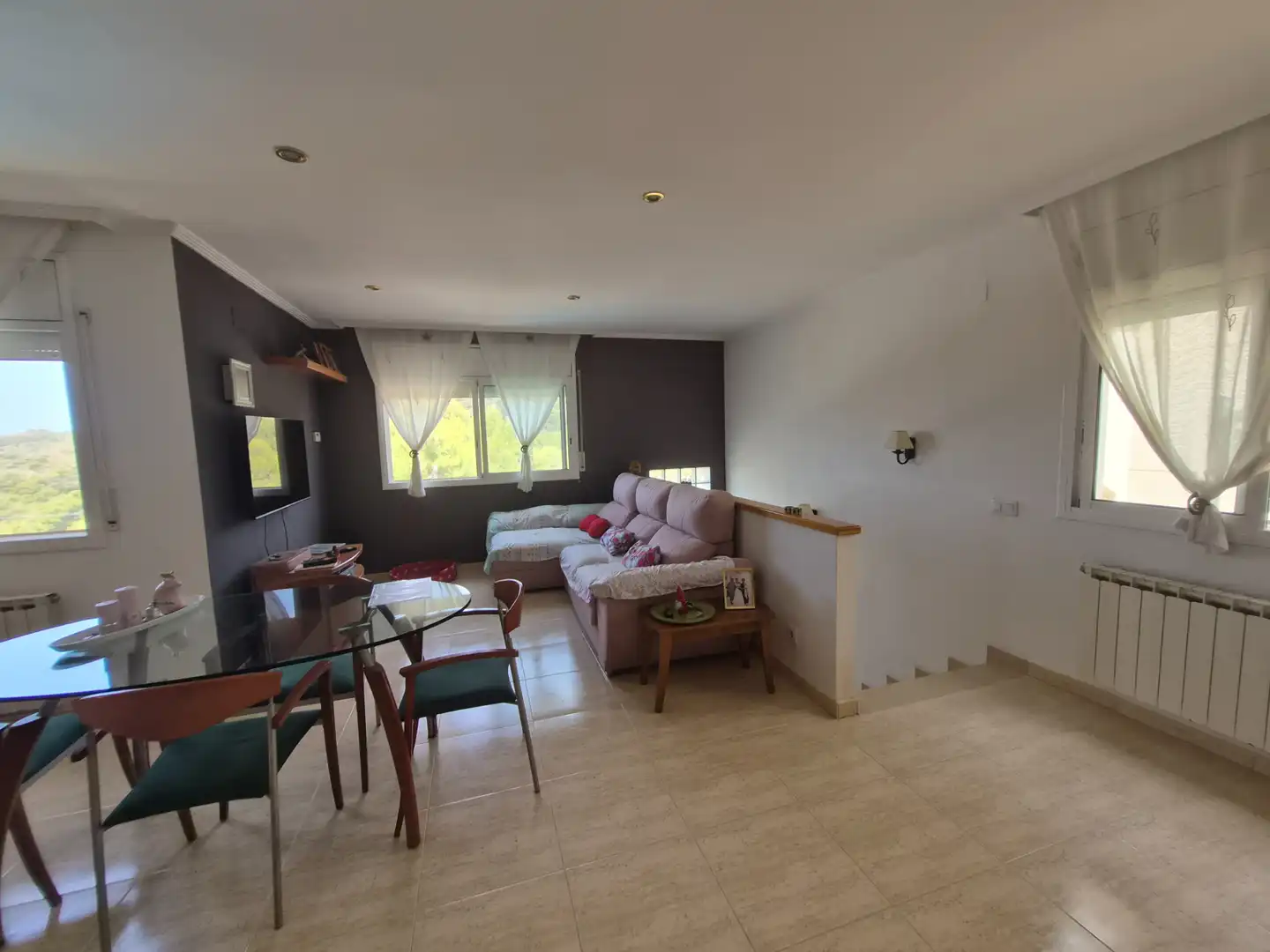 Sala de estar de Casa o chalet en venta en Roda de Berà con Calefacción, Jardín privado y Terraza