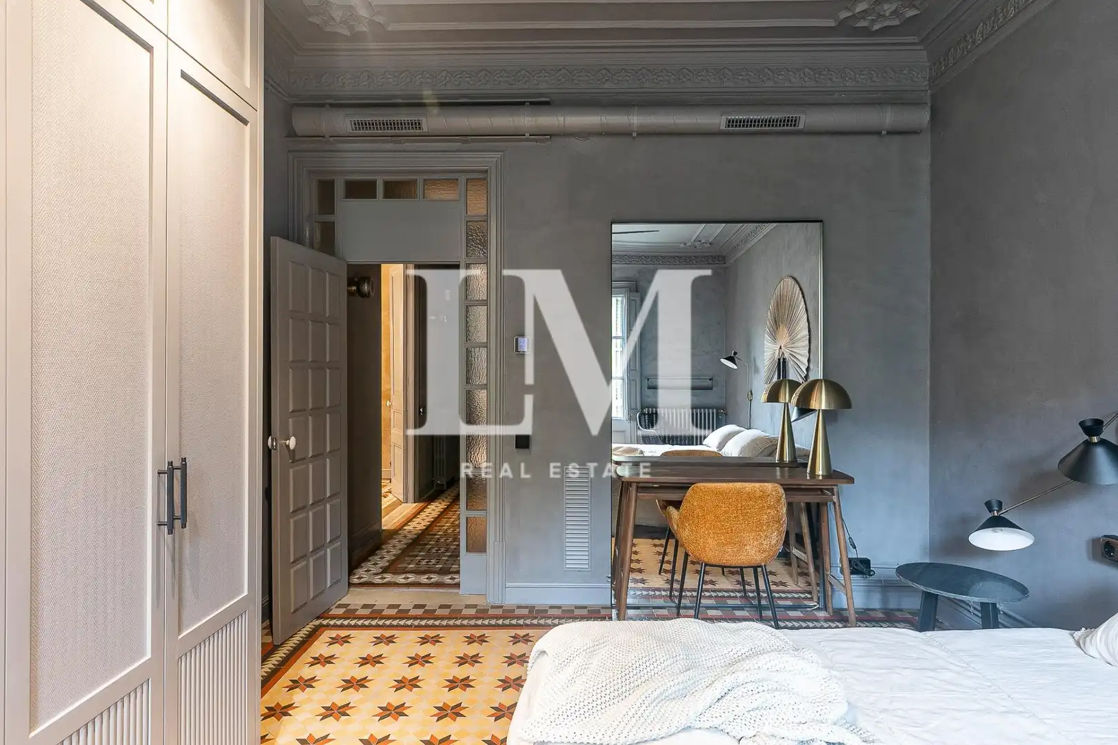 Habitación de Apartamento de alquiler en Barcelona con Aire acondicionado, Calefacción y Terraza