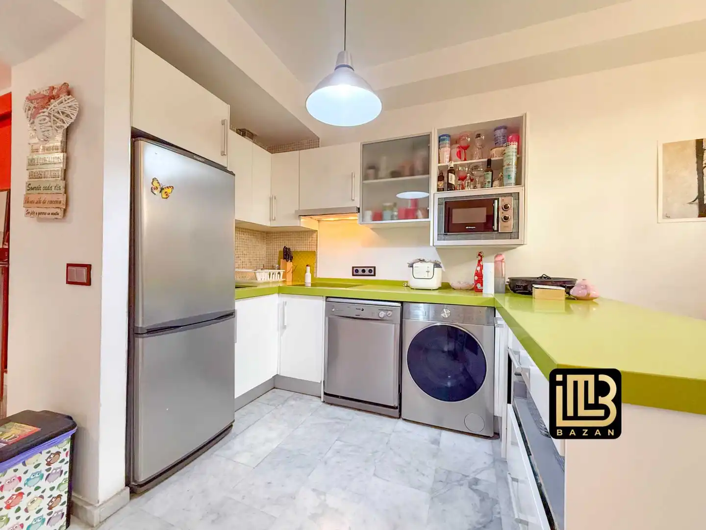 Kitchen of Flat for rent in Málaga  with Air Conditioner, Furnished and Washing machine
