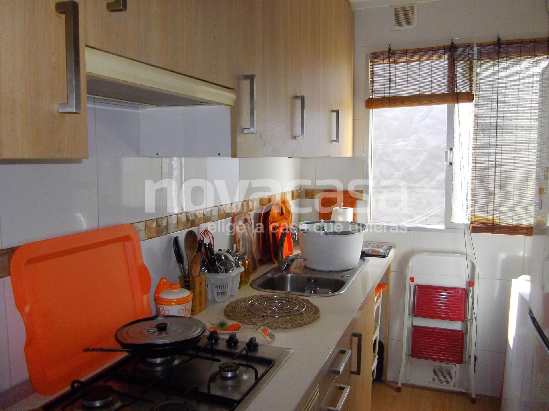 Kitchen of Flat for sale in  Albacete Capital  with Heating and Balcony