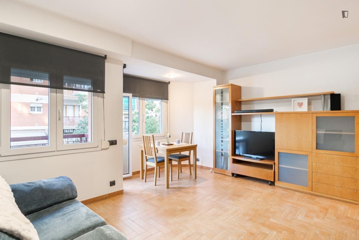 Sala de estar de Apartamento de alquiler en  Barcelona Capital con Aire acondicionado, Amueblado y Horno
