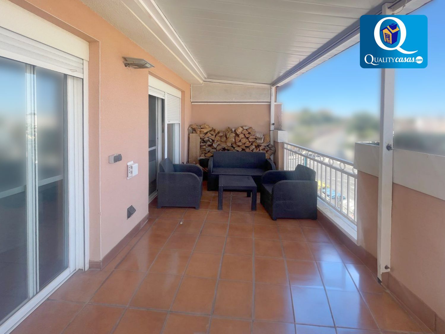 Terrace of Single-family semi-detached for sale in Mutxamel  with Air Conditioner, Heating and Terrace