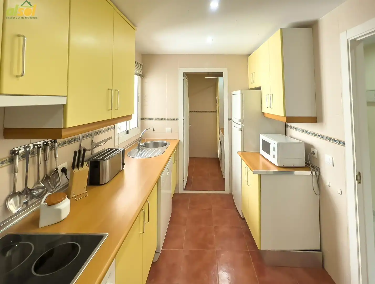 Kitchen of Attic for sale in Rota  with Air Conditioner, Terrace and Storage room