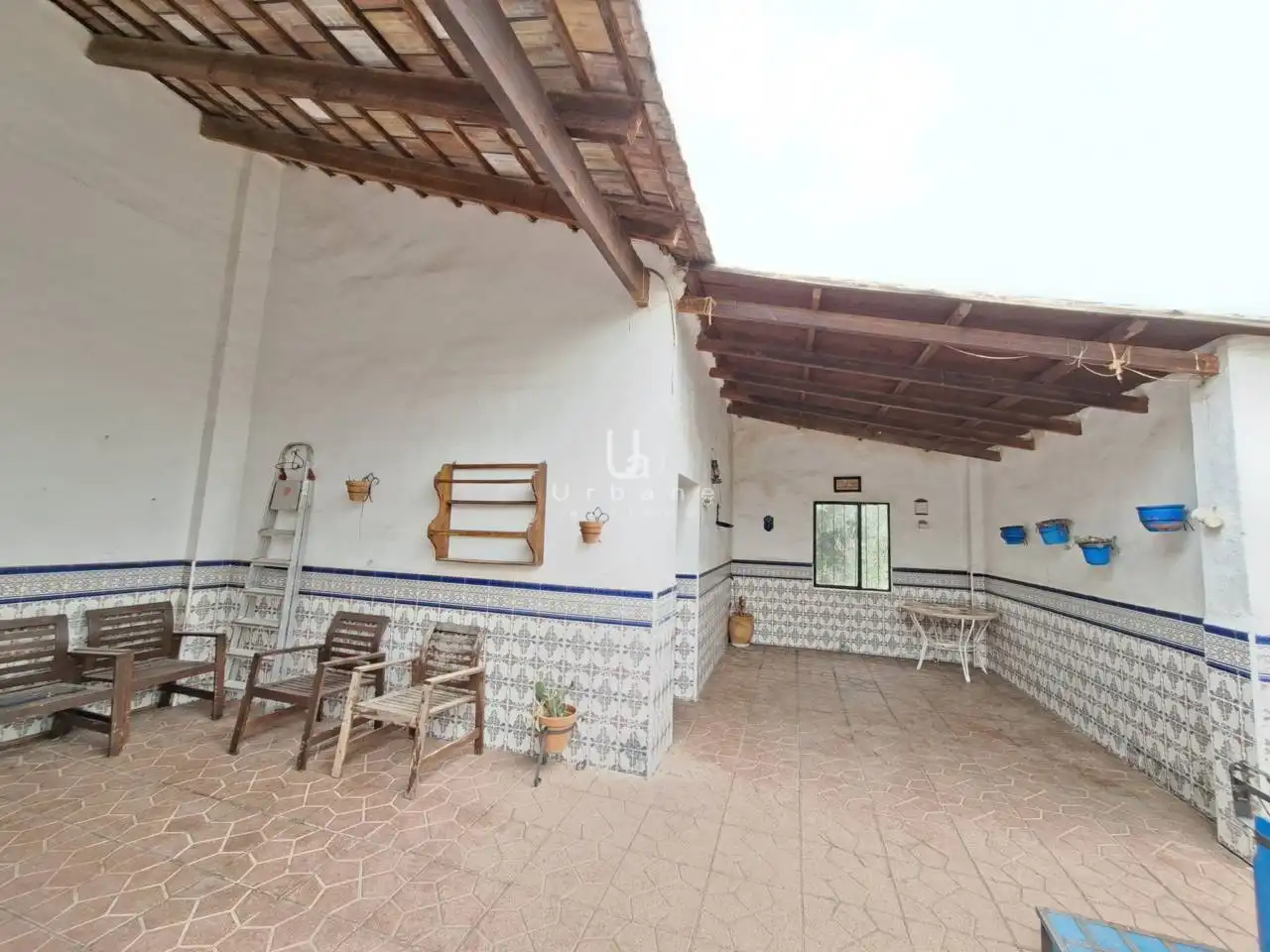 Terrassa de Finca rústica en venda en Murcia amb Aire condicionat, Jardí privat i Piscina