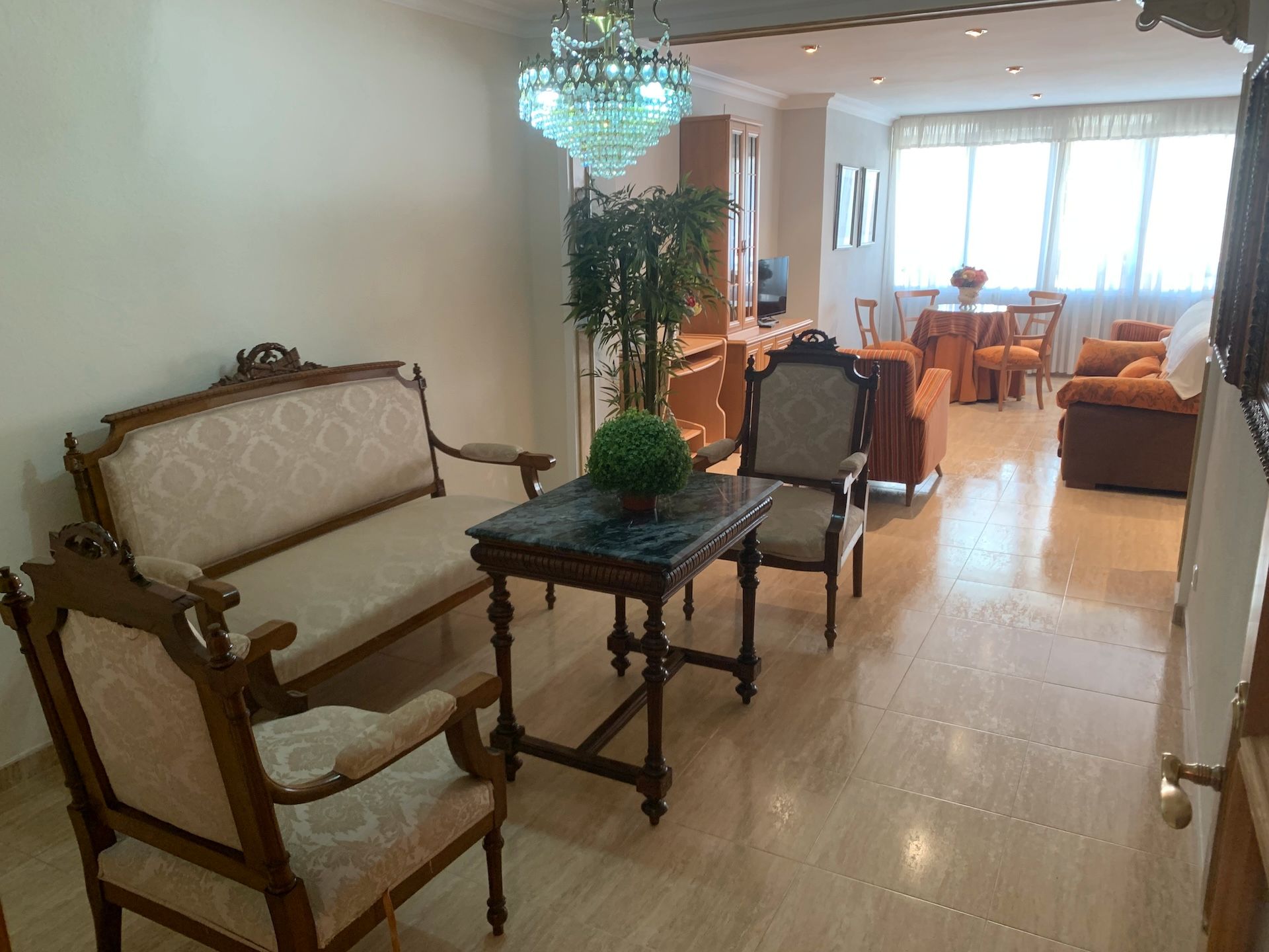 Living room of Flat for sale in Villena  with Air Conditioner, Storage room and Furnished