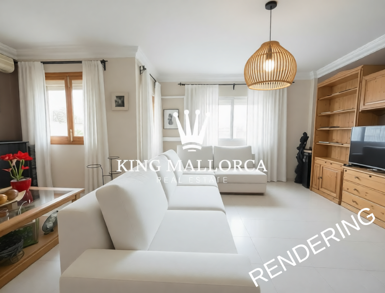 Living room of Flat for sale in  Palma de Mallorca  with Air Conditioner, Heating and Terrace