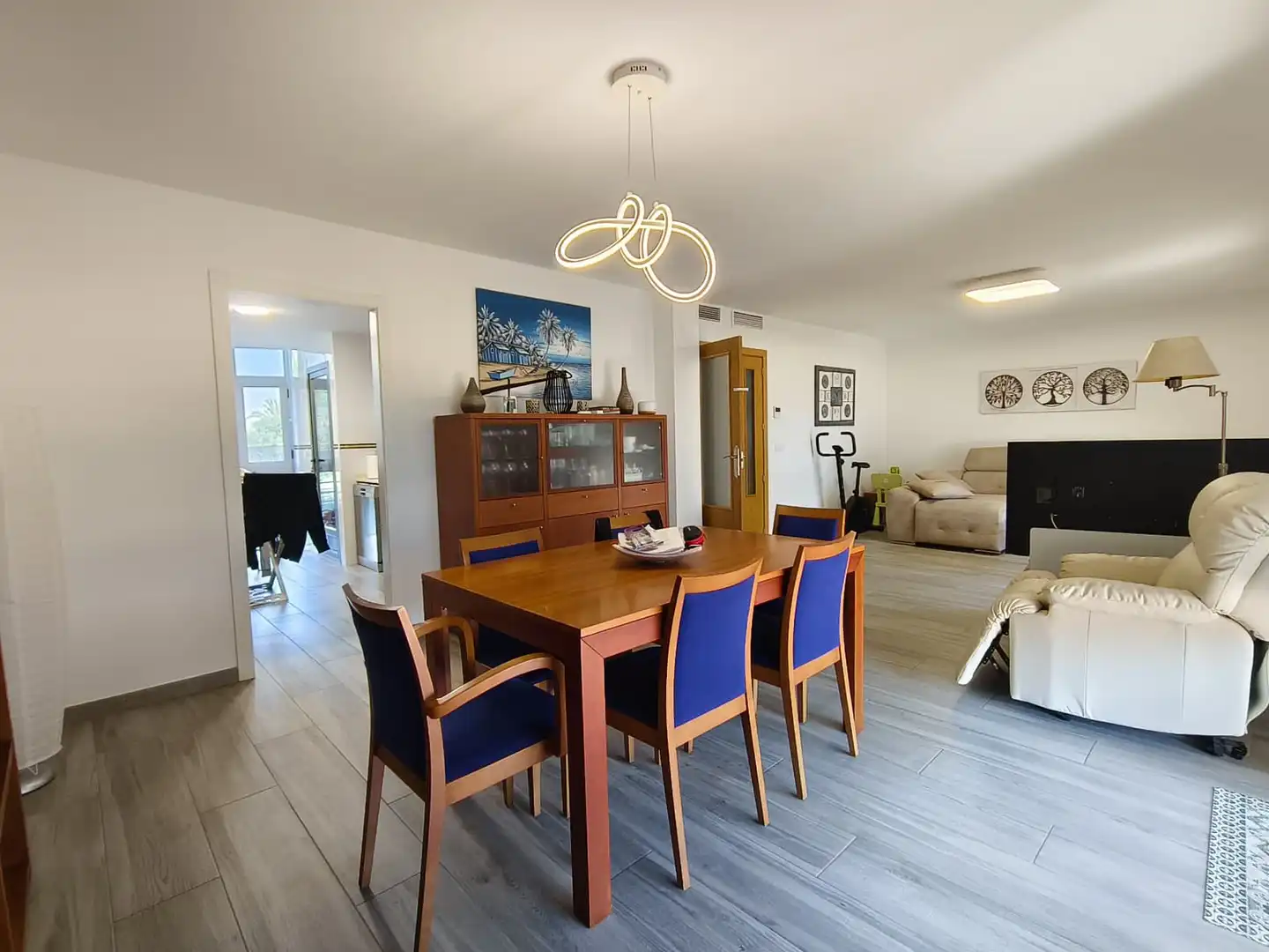 Comedor de Casa adosada en venta en Mutxamel con Aire acondicionado, Jardín privado y Terraza