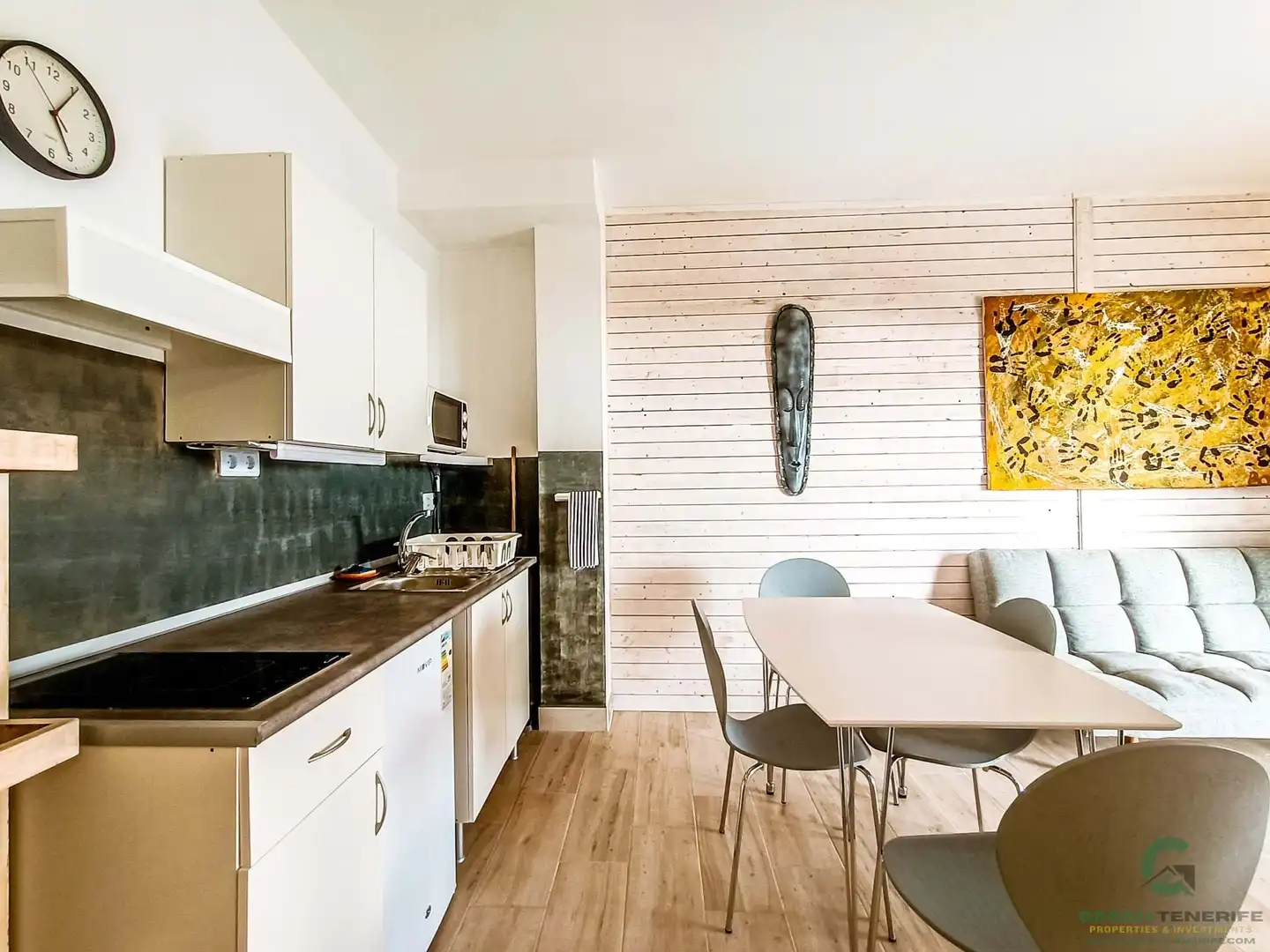Cocina de Piso de alquiler en Guía de Isora con Terraza y Amueblado