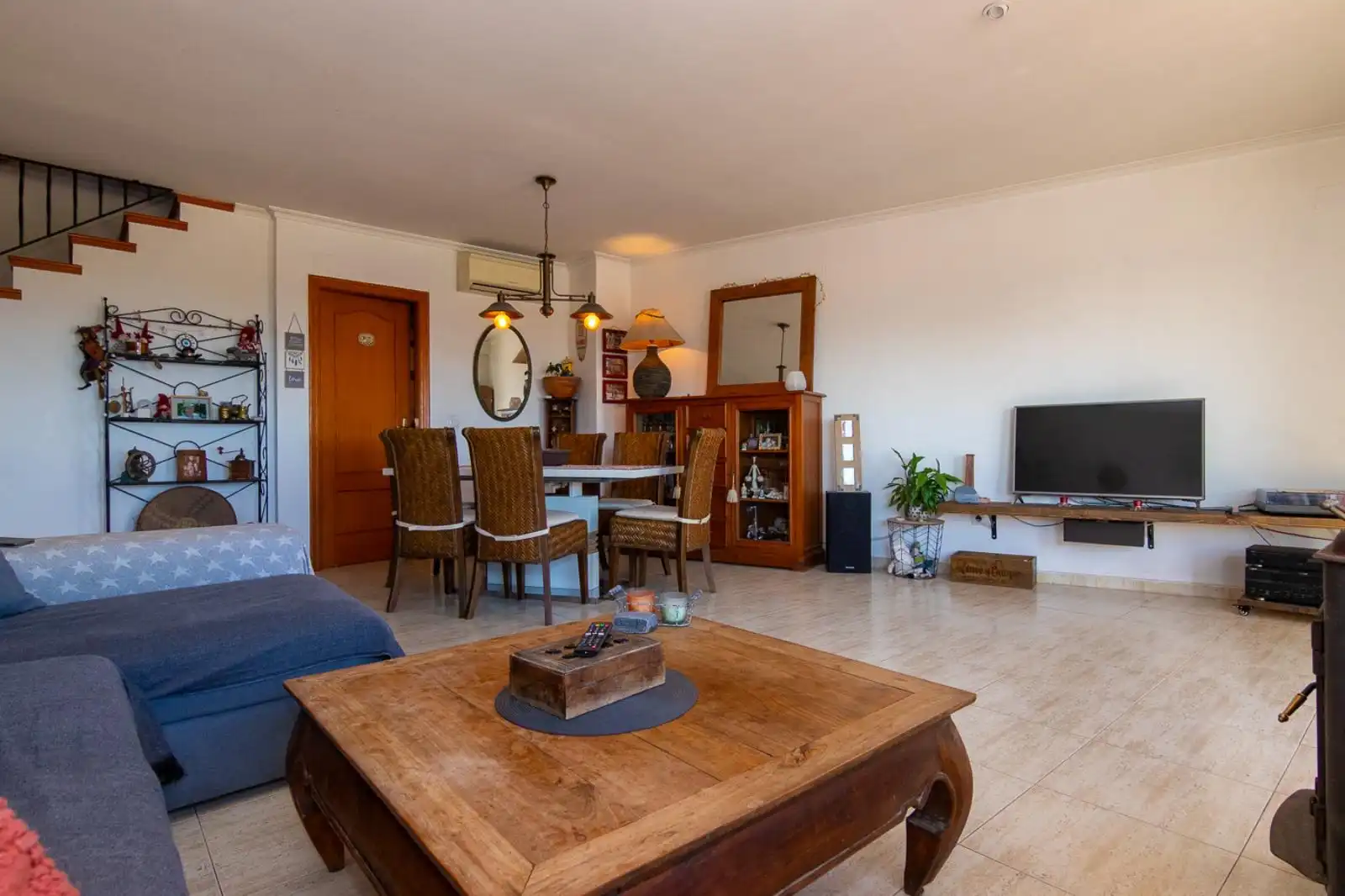 Sala d'estar de Àtic en venda en Dénia amb Aire condicionat, Calefacció i Terrassa