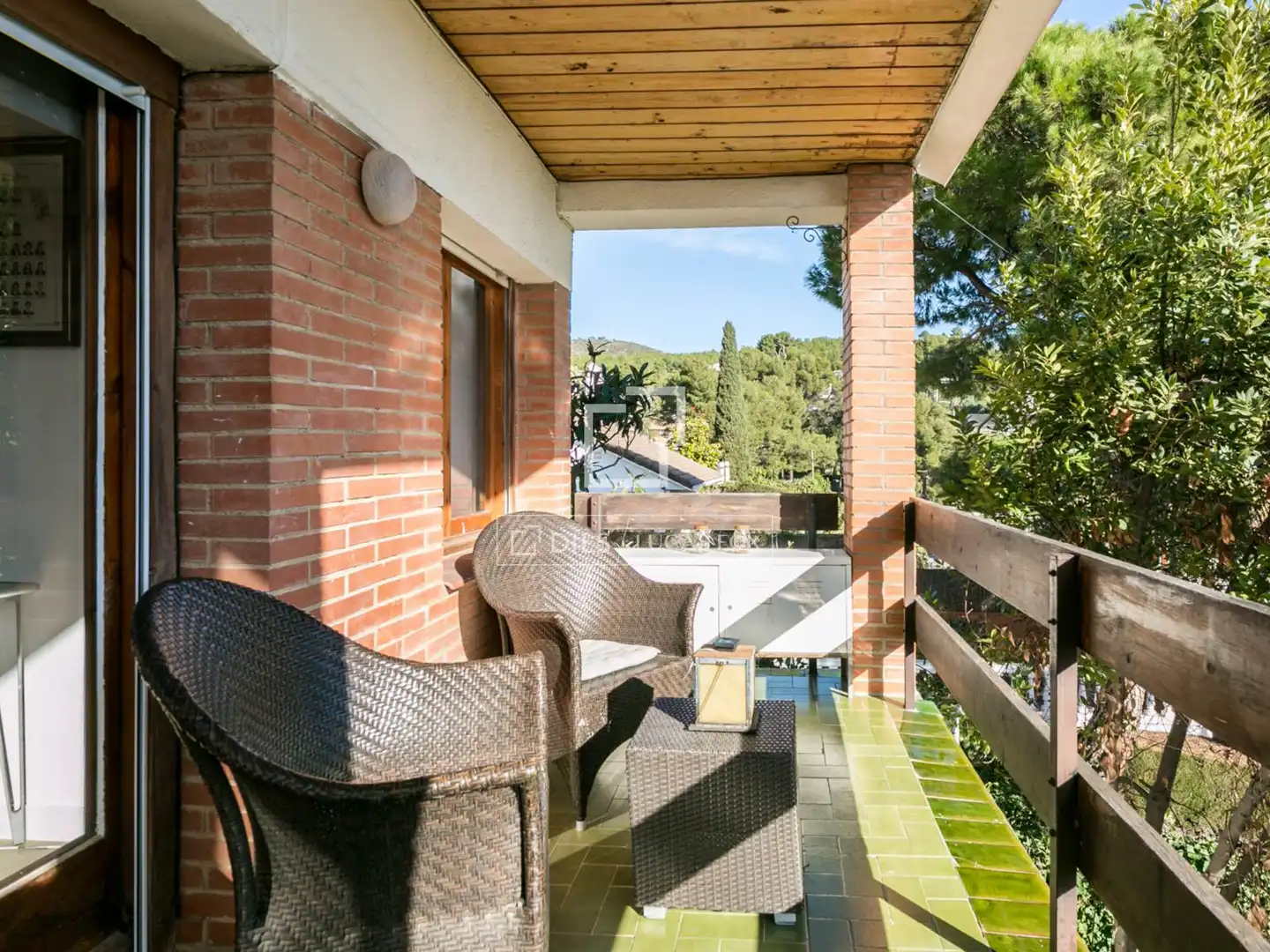Balcony of Houses for sale in Castelldefels  with Air Conditioner, Private garden and Terrace