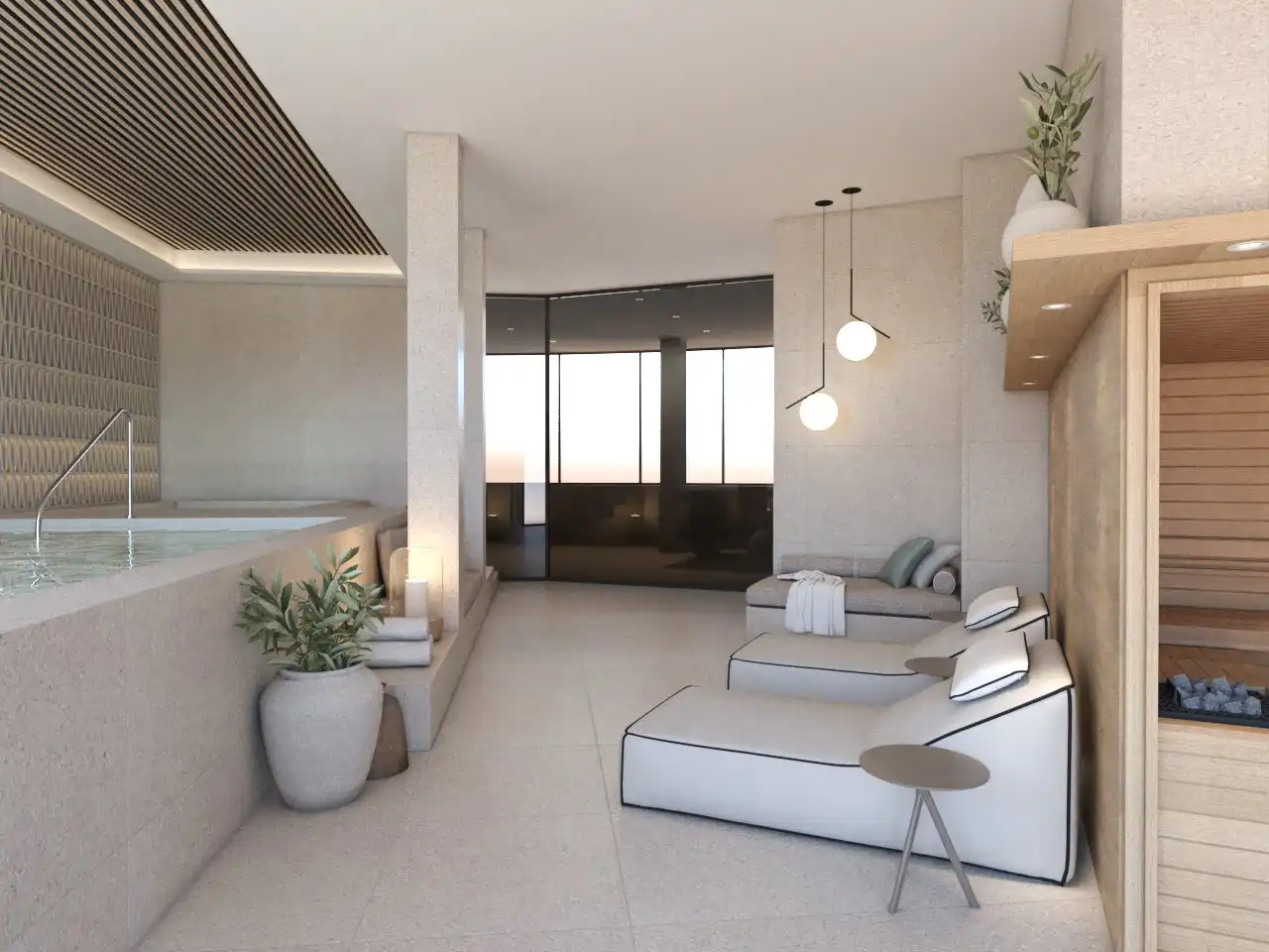 Sala de estar de Piso en venta en Cubelles con Aire acondicionado, Calefacción y Jardín privado