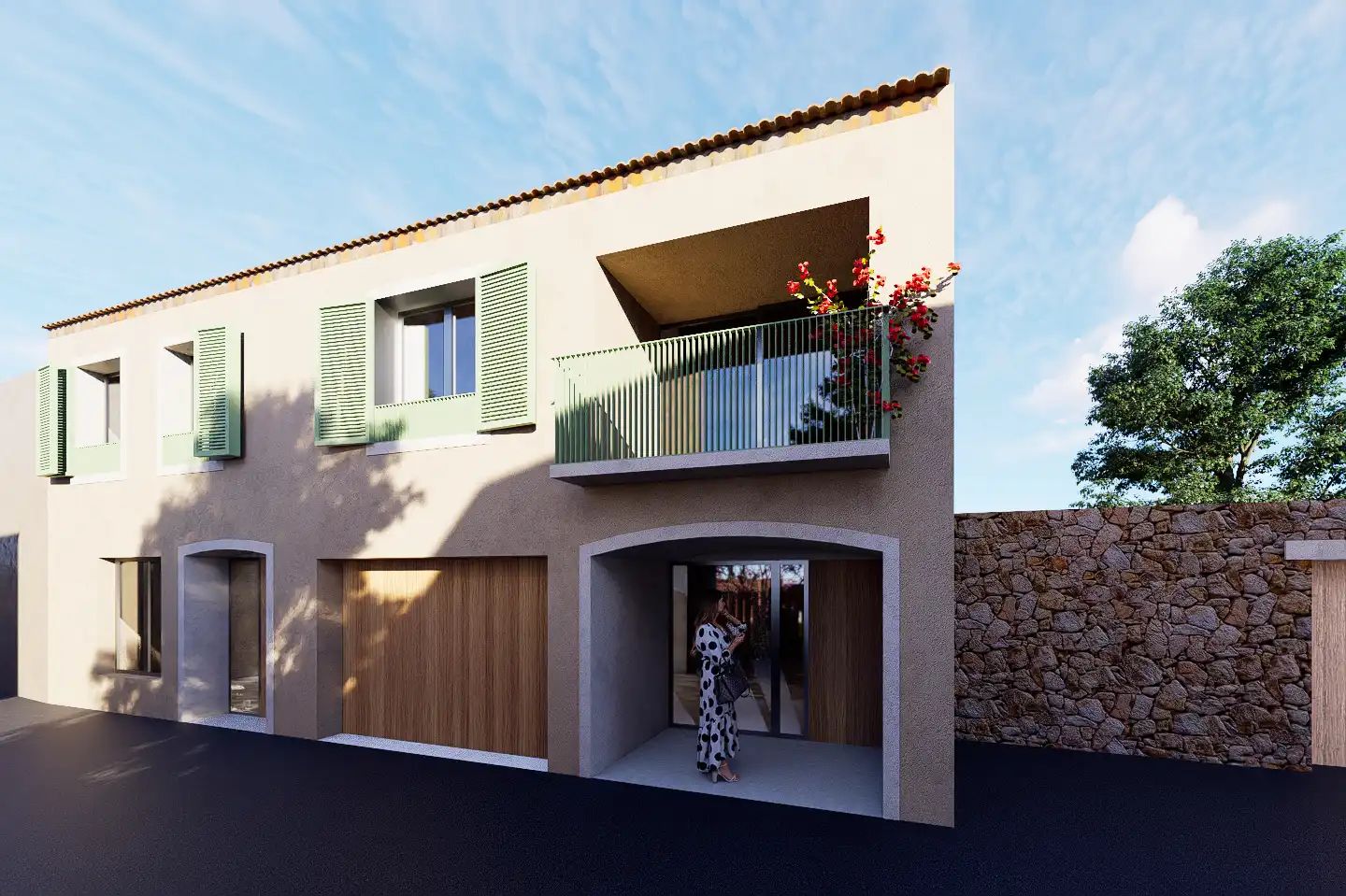 Exterior view of Detached homes for sale in Forallac  with Air Conditioner, Heating and Parquet flooring