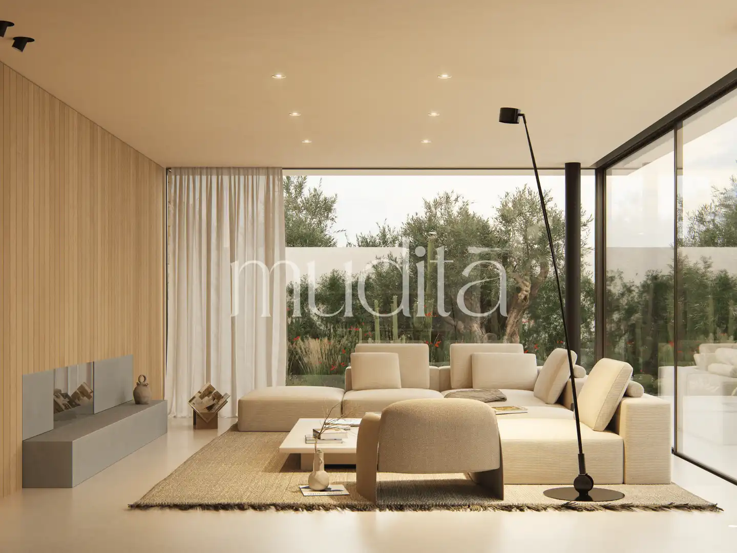 Sala d'estar de Casa o xalet en venda en Premià de Mar amb Calefacció, Jardí privat i Piscina