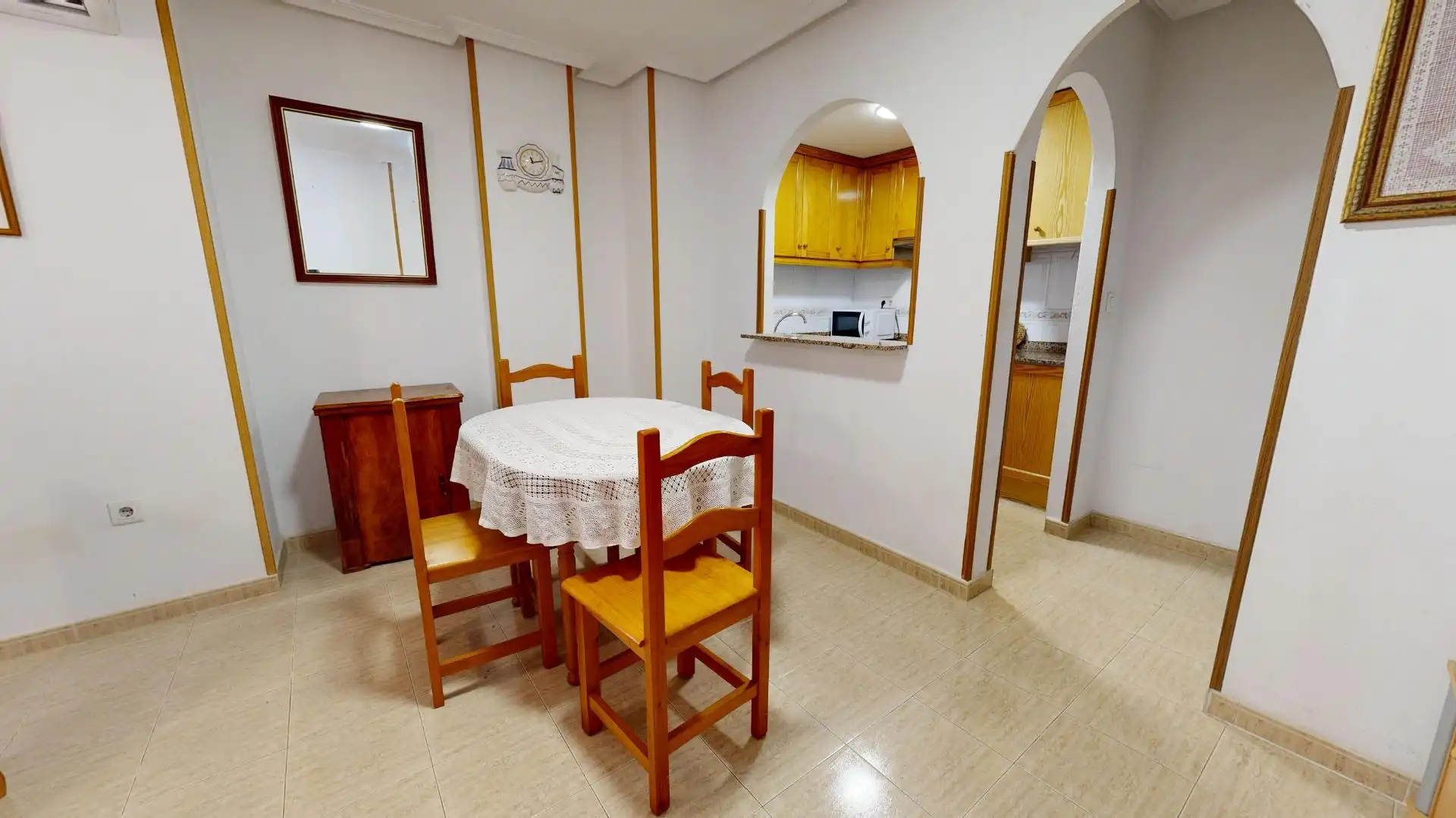 Dining room of Apartments for rent in Torrevieja  with Air Conditioner and Furnished