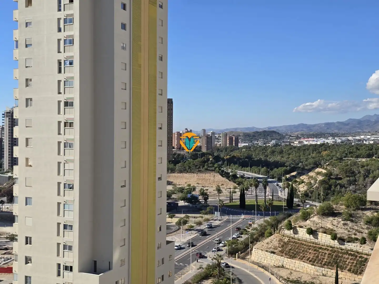 Vista exterior de Apartamento en venta en Benidorm con Aire acondicionado, Calefacción y Jardín privado
