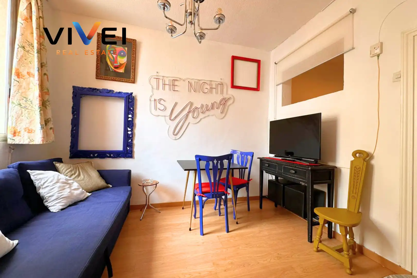 Sala de estar de Piso de alquiler en Madrid con Aire acondicionado