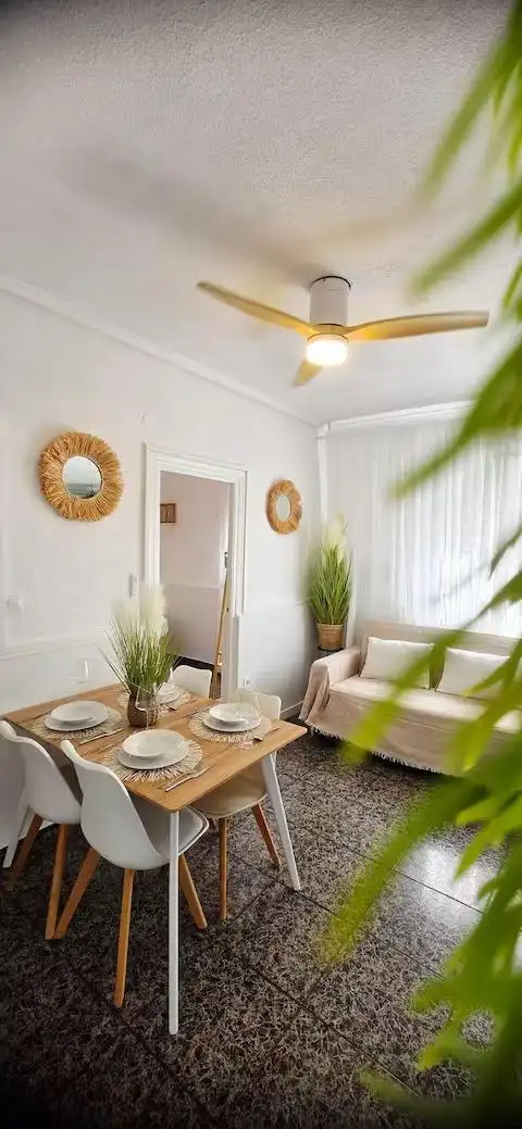 Living room of Ground floor for sale in Águilas  with Air Conditioner and Furnished