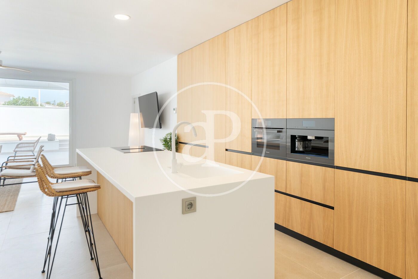 Kitchen of Flat for sale in Ses Salines  with Air Conditioner, Heating and Terrace