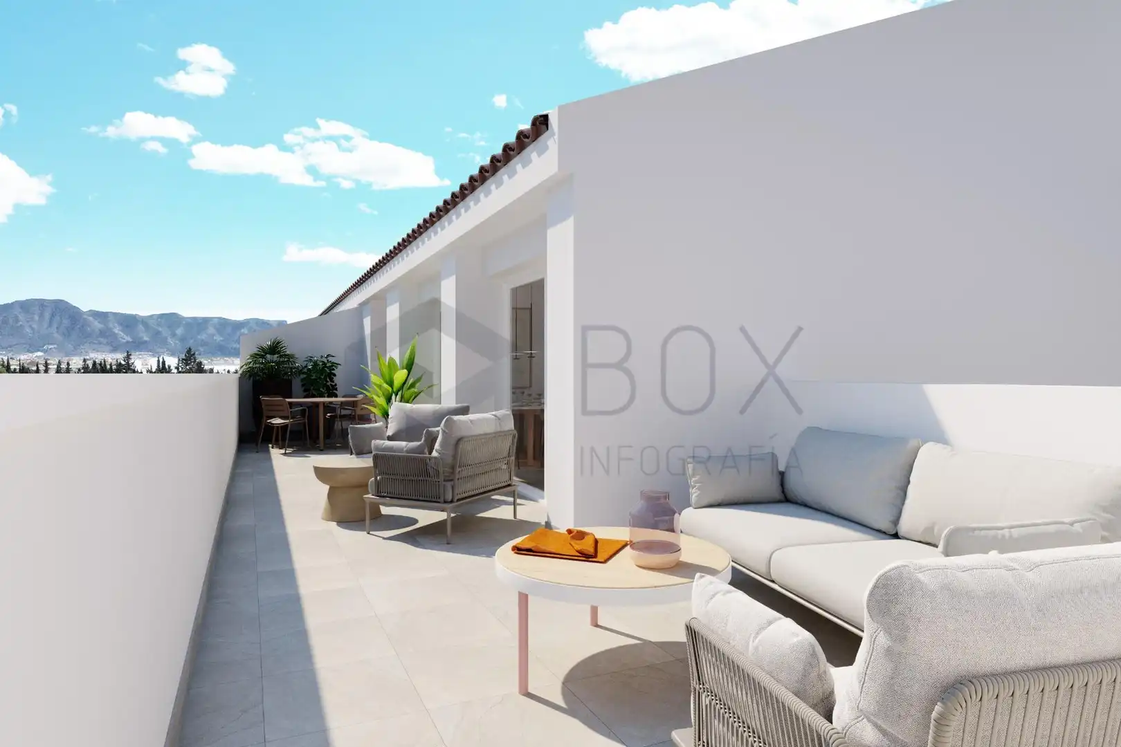 Terraza de Ático en venta en Murcia con Terraza, Trastero y Balcón