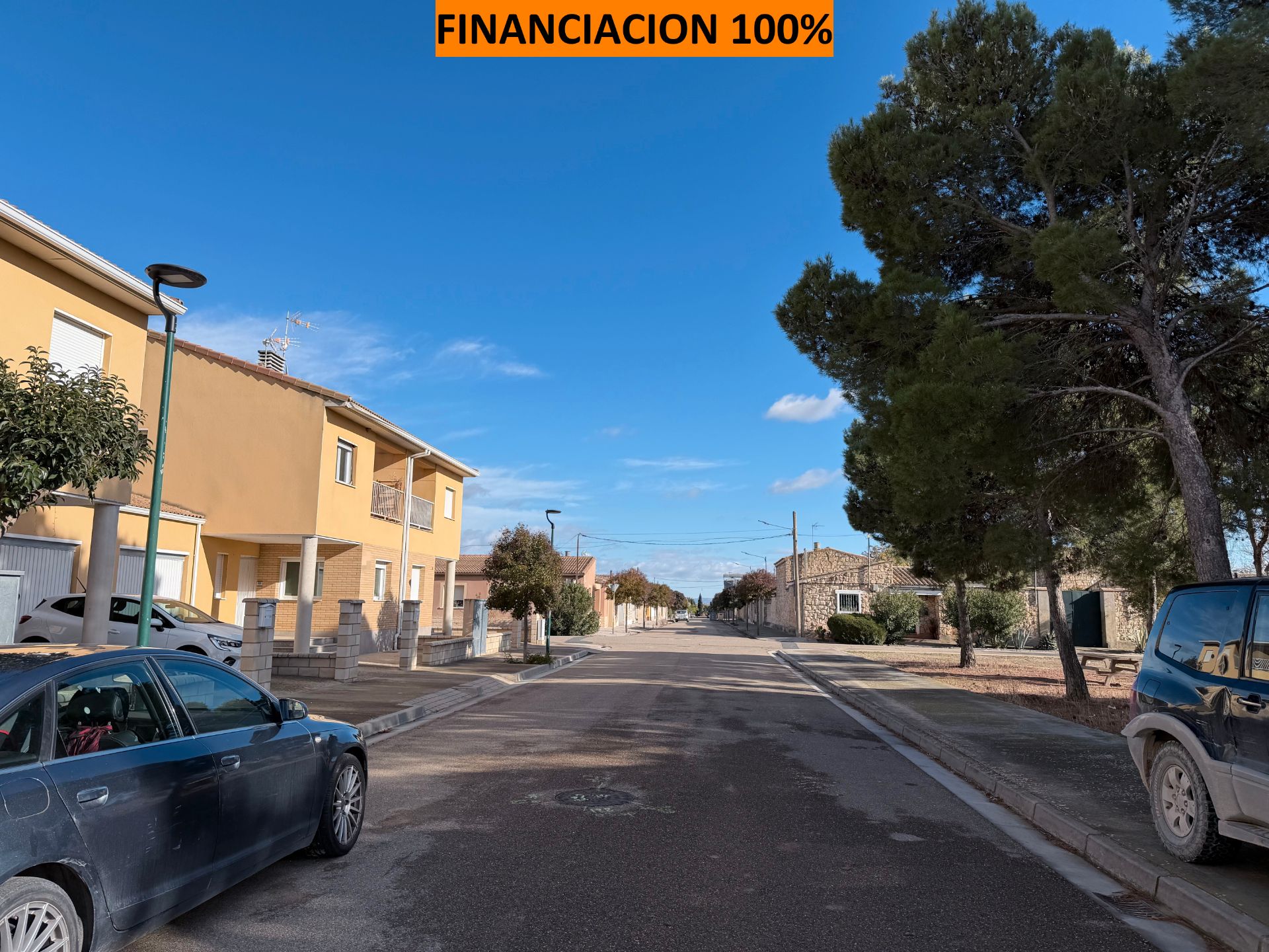 Vista exterior de Casa o xalet en venda en Ejea de los Caballeros amb Calefacció, Jardí privat i Terrassa