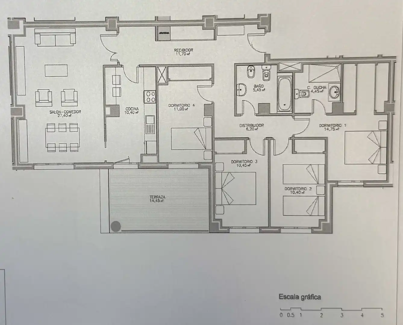 Piso en venta en Guadalajara con Aire acondicionado, Calefacción y Terraza