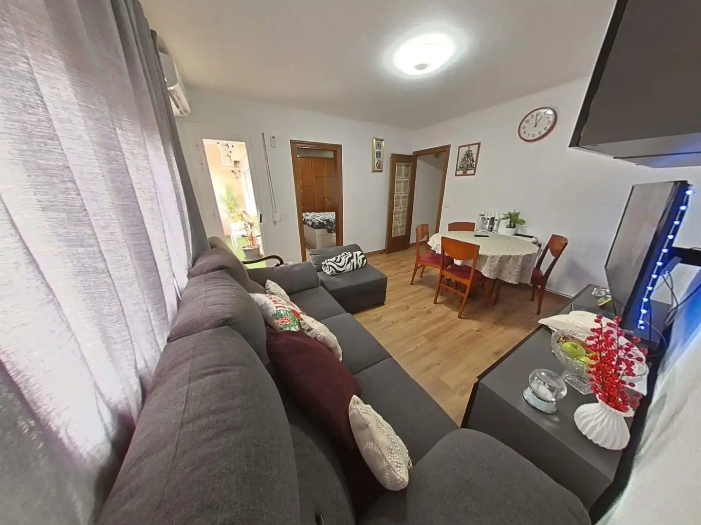Living room of Flat for sale in Mollet del Vallès  with Air Conditioner, Heating and Furnished