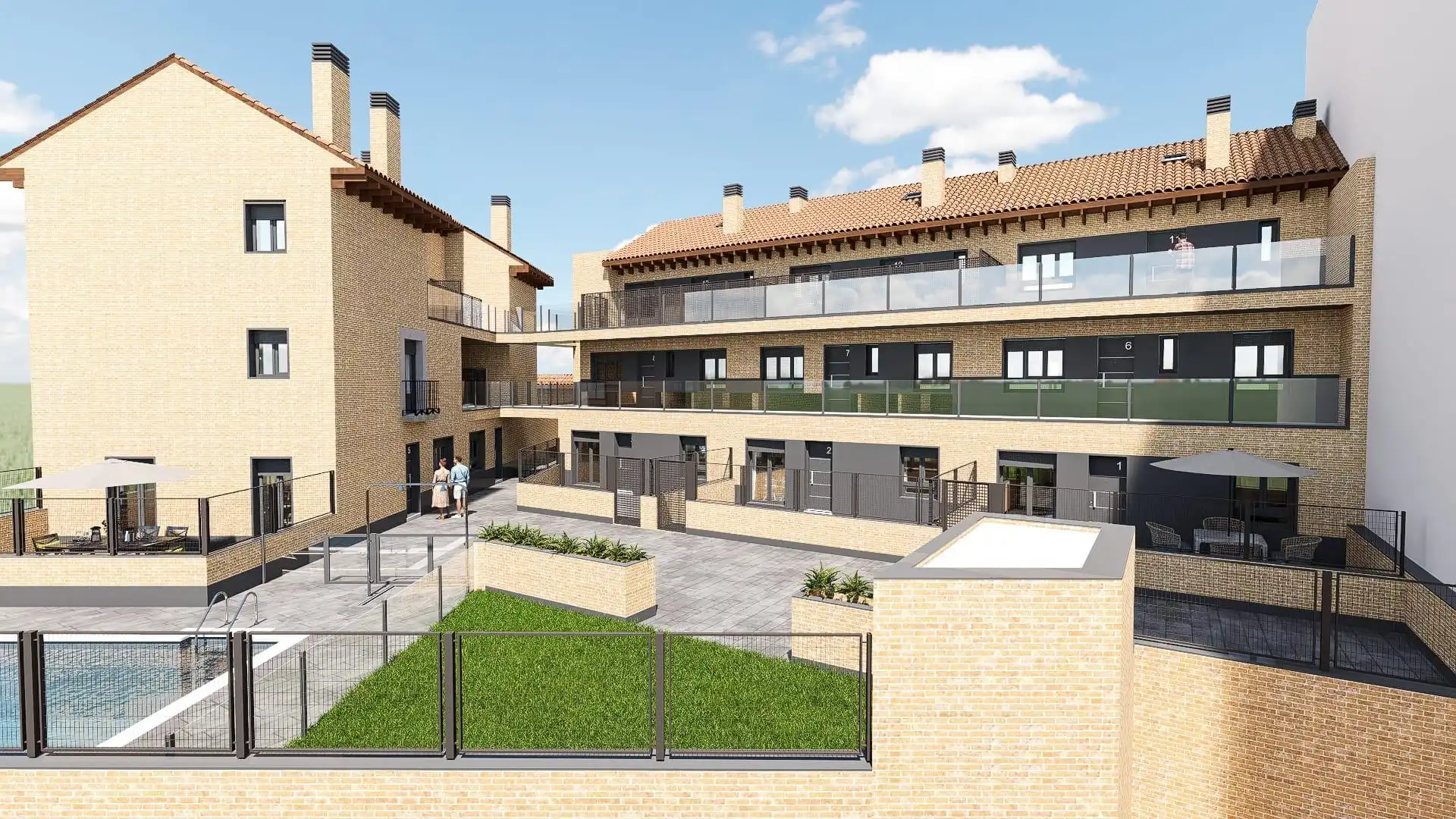 Exterior view of Flat for sale in Navalcarnero  with Heating, Private garden and Terrace
