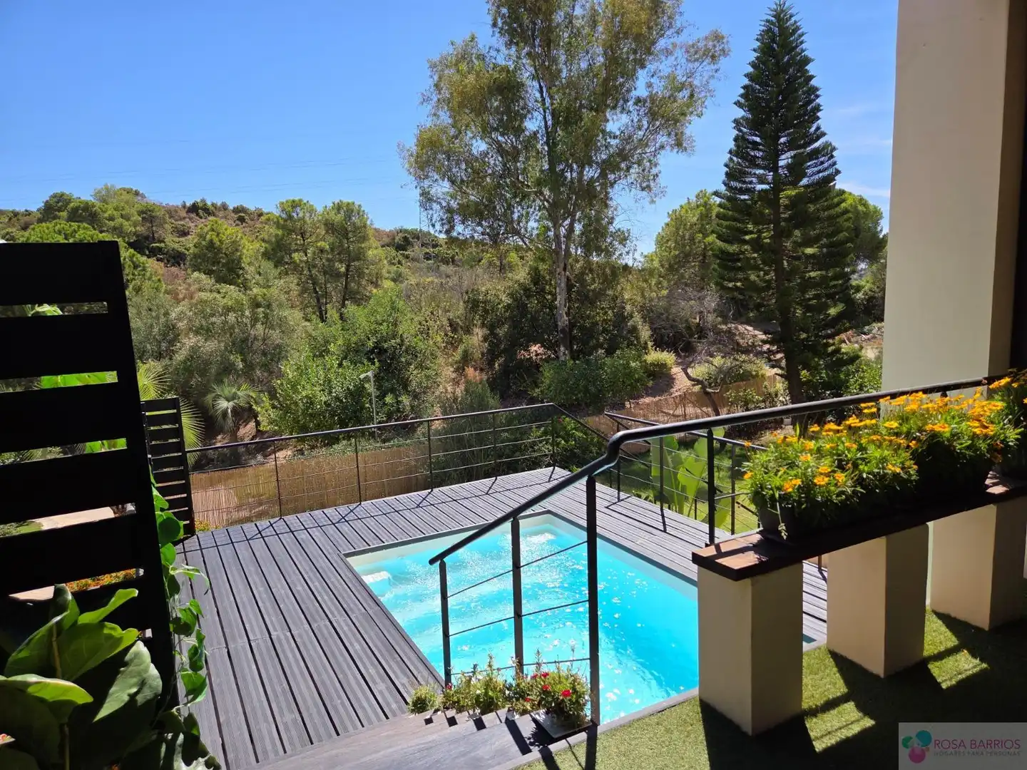 Swimming pool of Houses for sale in Benahavís  with Terrace, Swimming Pool and Furnished