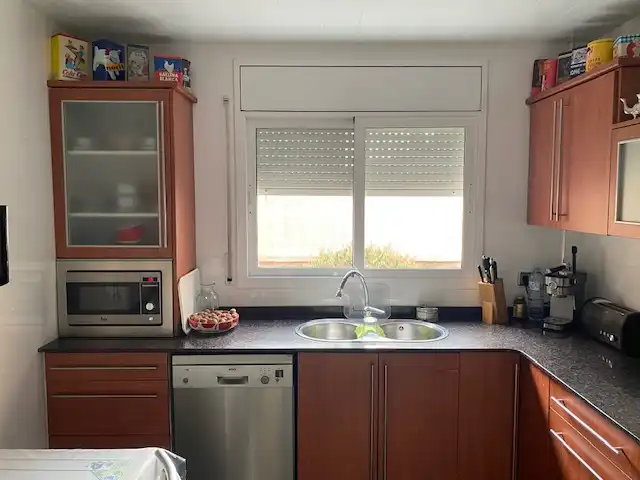 Cocina de Casa adosada en venta en Montcada i Reixac con Calefacción, Jardín privado y Terraza