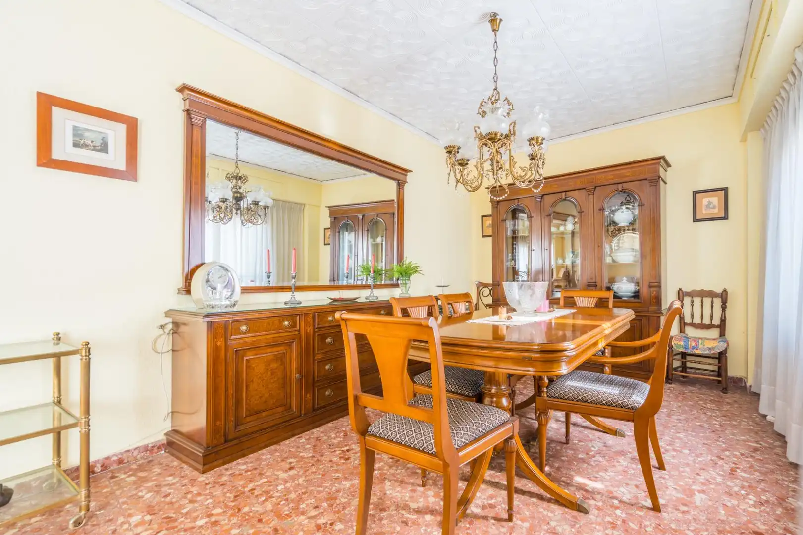 Comedor de Casa adosada en venta en Sagunto / Sagunt con Terraza