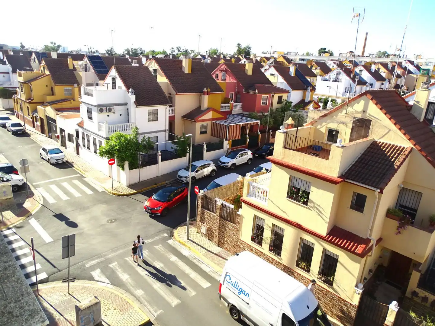 Vista exterior de Pis en venda en Dos Hermanas amb Aire condicionat, Calefacció i Terrassa