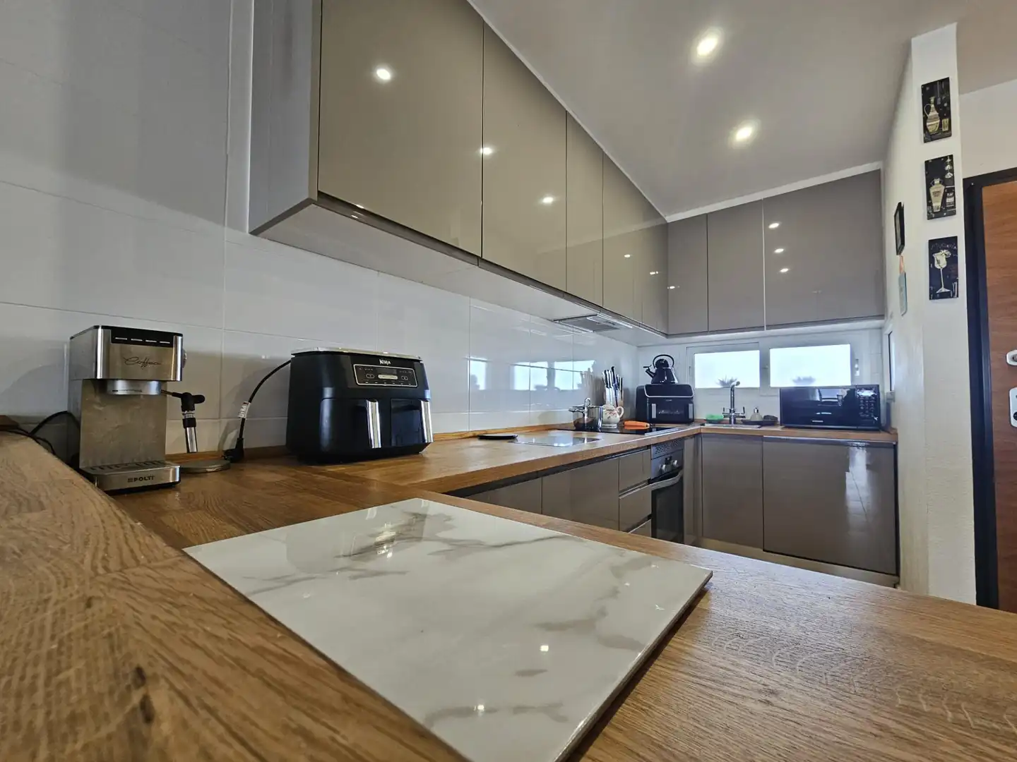 Cocina de Apartamento en venta en Alhama de Murcia con Aire acondicionado, Amueblado y Piscina comunitaria
