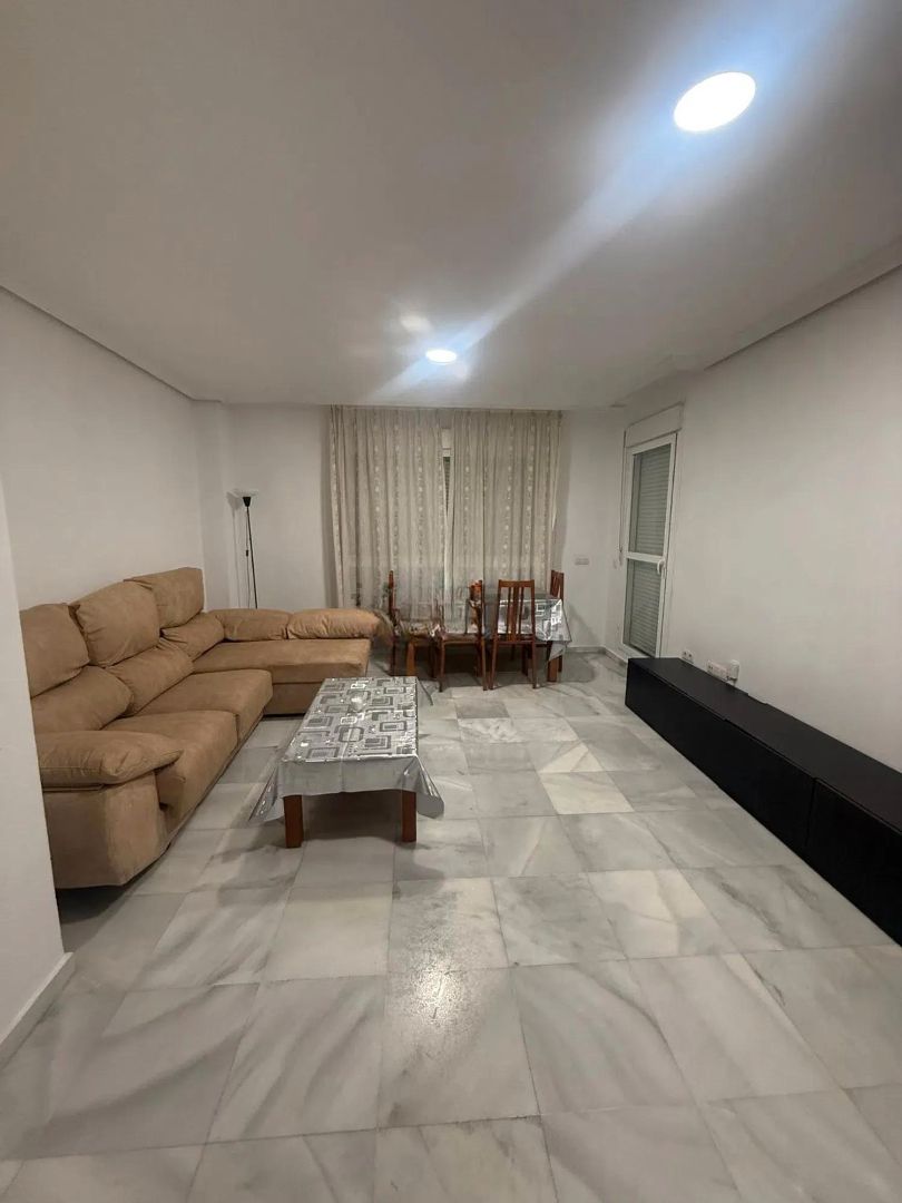 Living room of Flat to rent in Málaga Capital  with Terrace, Furnished and Oven