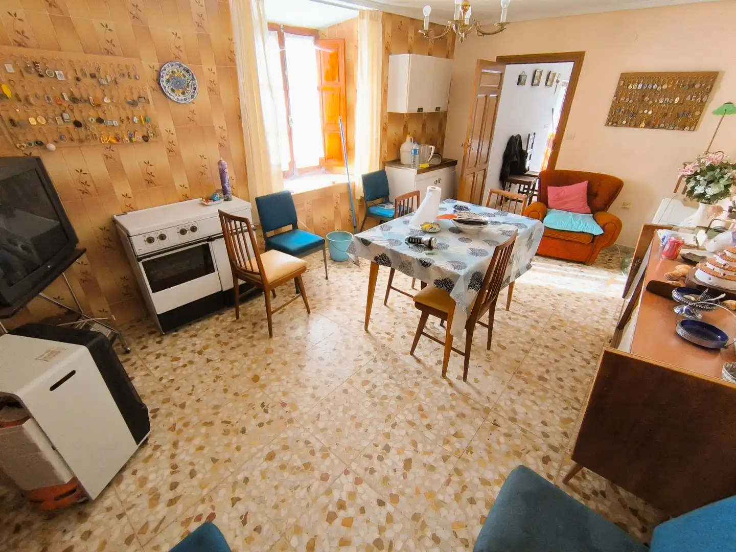 Cocina de Casa o chalet en venta en Villamartín de Campos con Calefacción, Jardín privado y Trastero