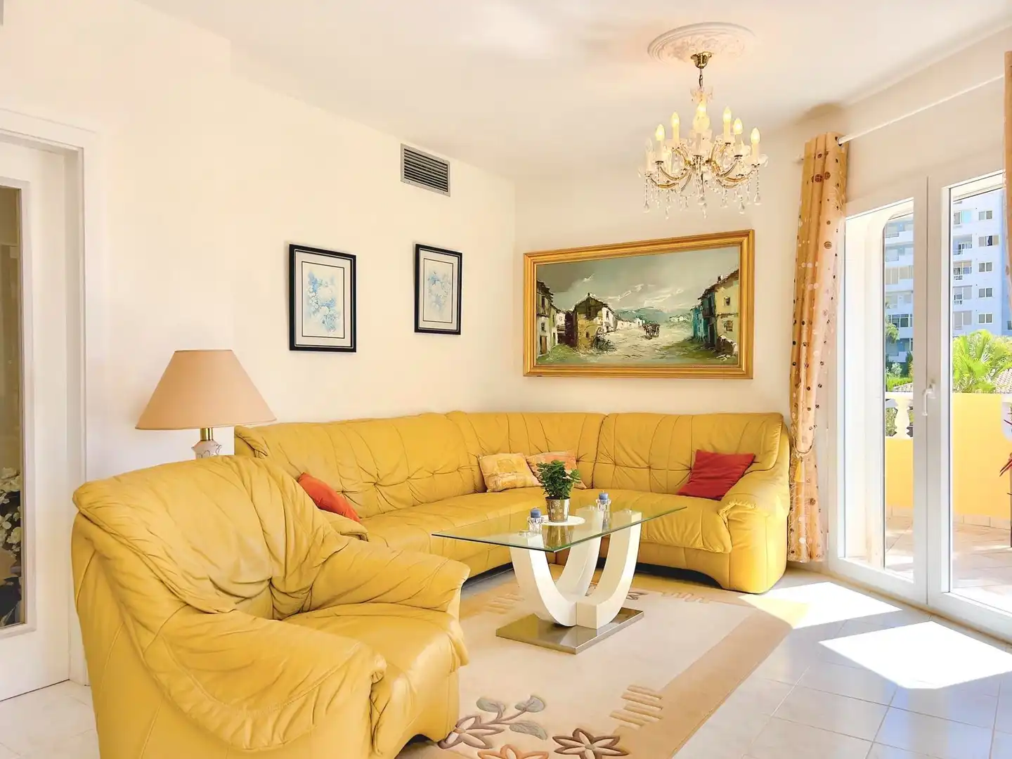 Wohnzimmer von Haus oder Chalet zum Verkauf in La Manga del Mar Menor mit Klimaanlage, Heizung und Privatgarten