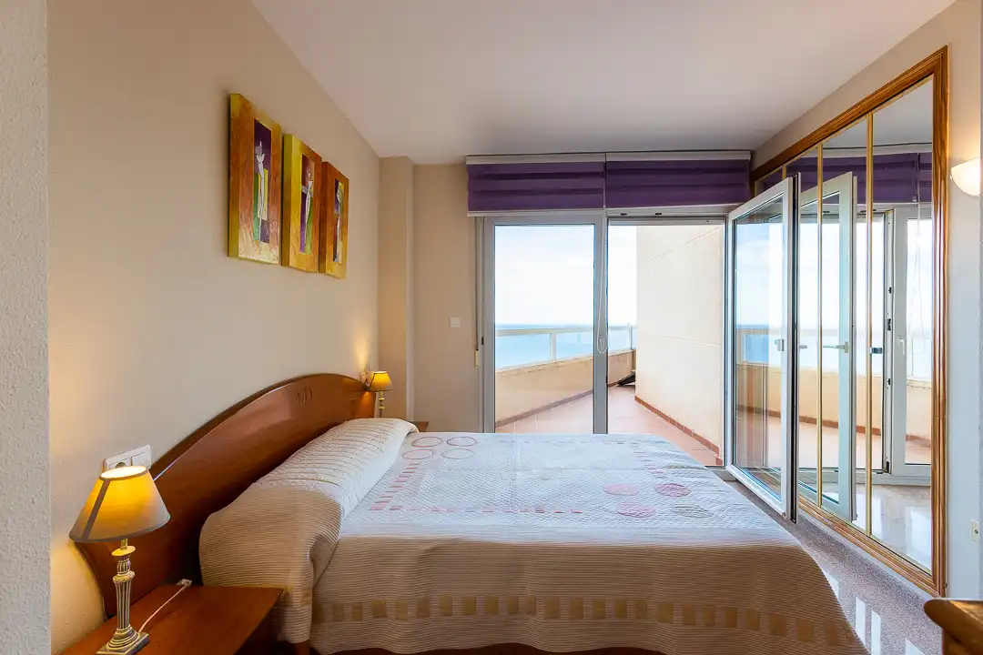 Bedroom of Flat for rent in El Campello  with Air Conditioner, Heating and Terrace