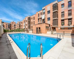 Swimming pool of Flat for sale in  Madrid Capital  with Air Conditioner