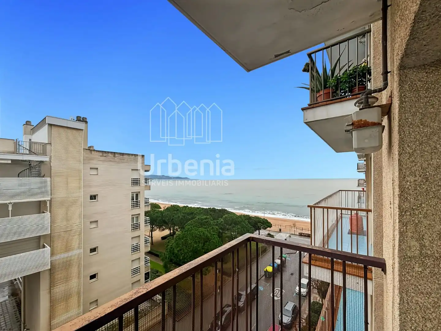 Bedroom of Flat for sale in Blanes  with Air Conditioner, Terrace and Swimming Pool