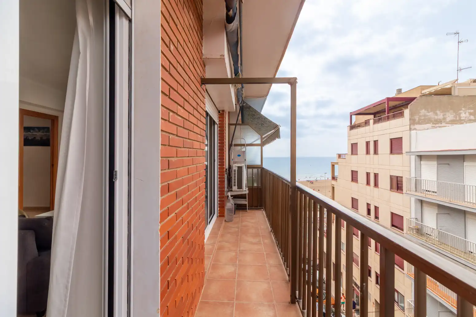 Balcony of Flat for sale in Sagunto / Sagunt  with Air Conditioner, Heating and Storage room