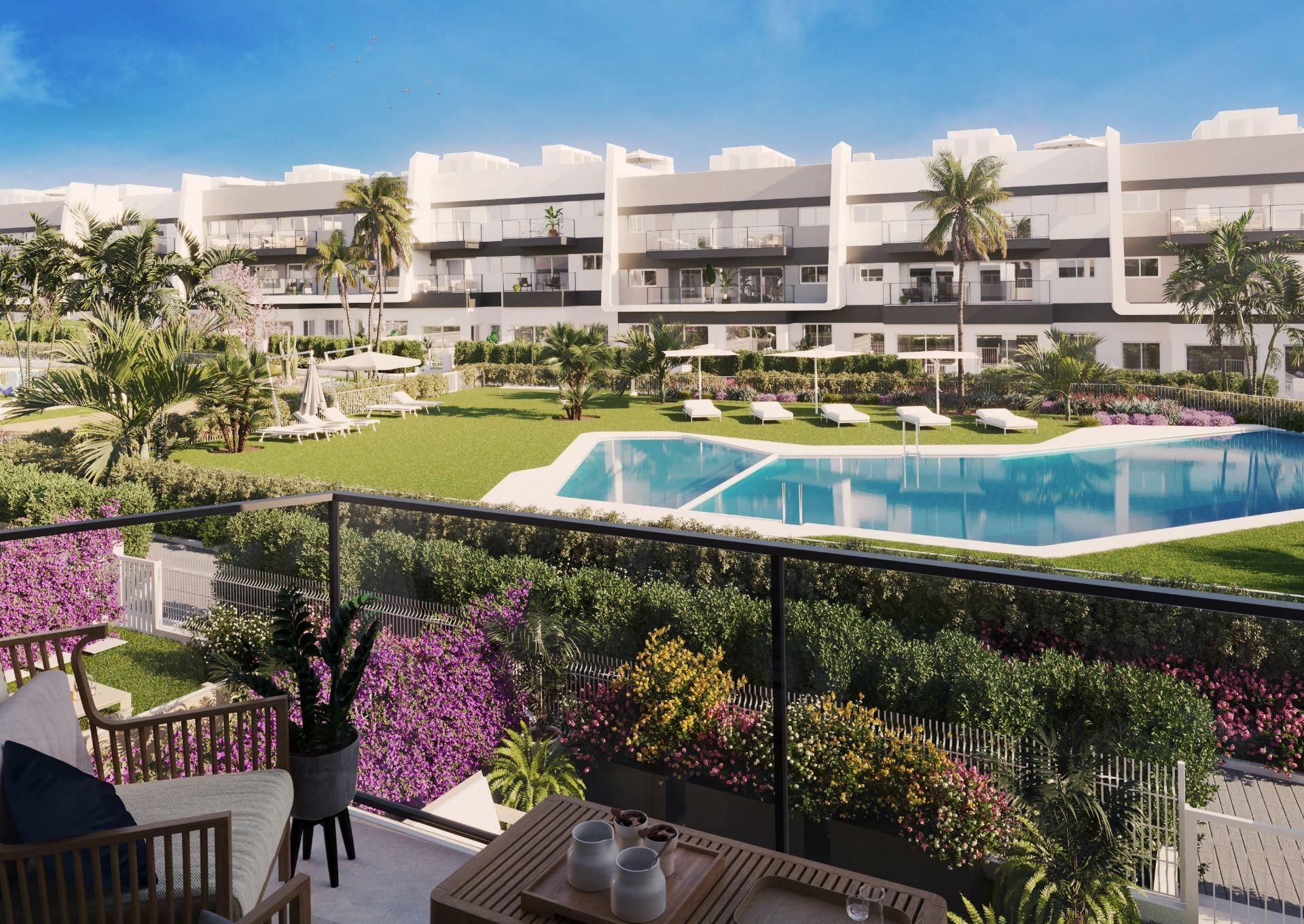 Jardí de Apartament en venda en Santa Pola amb Aire condicionat, Jardí privat i Terrassa