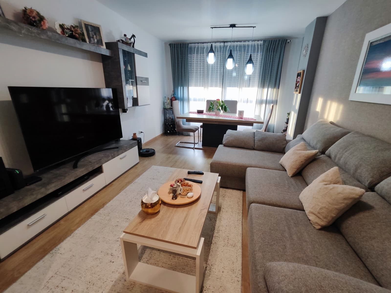 Sala d'estar de Pis en venda en  Valencia Capital amb Aire condicionat, Calefacció i Parquet