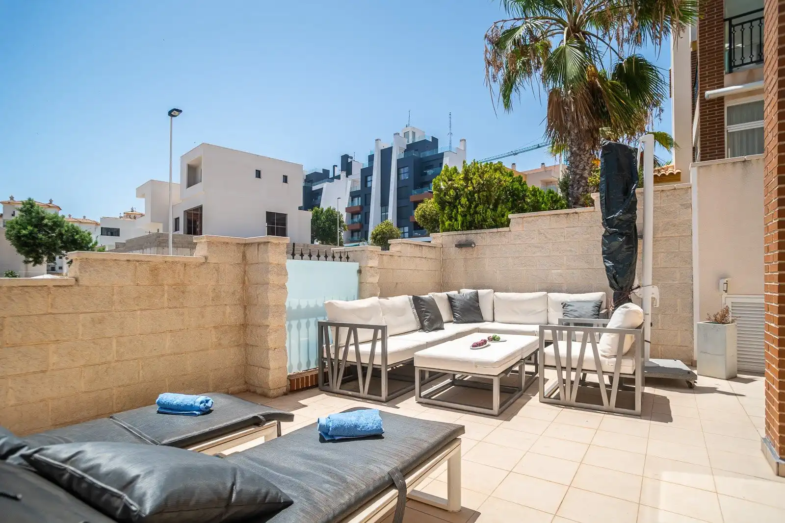 Terraza de Apartamento en venta en Guardamar del Segura con Calefacción, Jardín privado y Terraza