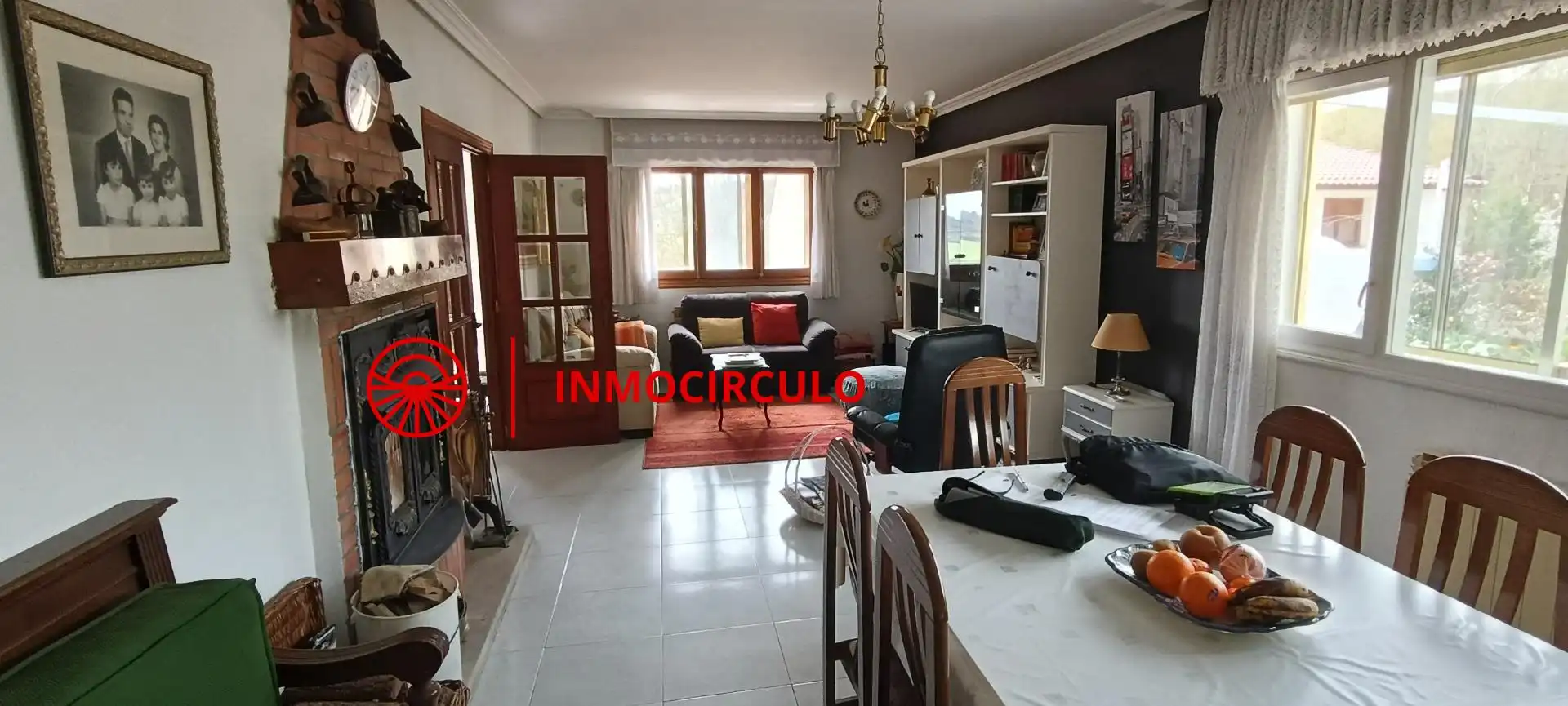 Living room of Country homes for sale in Monasterio de Rodilla  with Heating, Private garden and Balcony