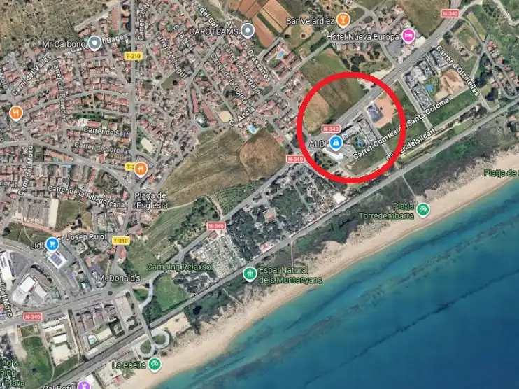 Außenansicht von Geschaftsraum zum Verkauf in Torredembarra mit Klimaanlage, Heizung und Alarm