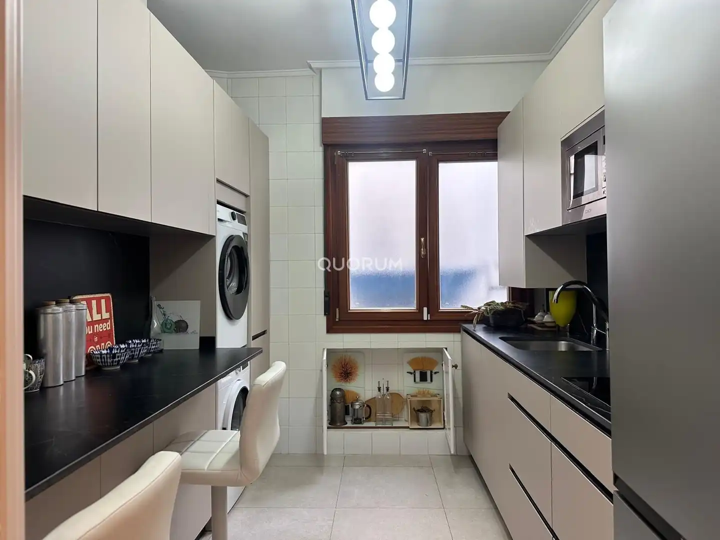 Cocina de Piso en venta en Getxo  con Calefacción, Terraza y Amueblado