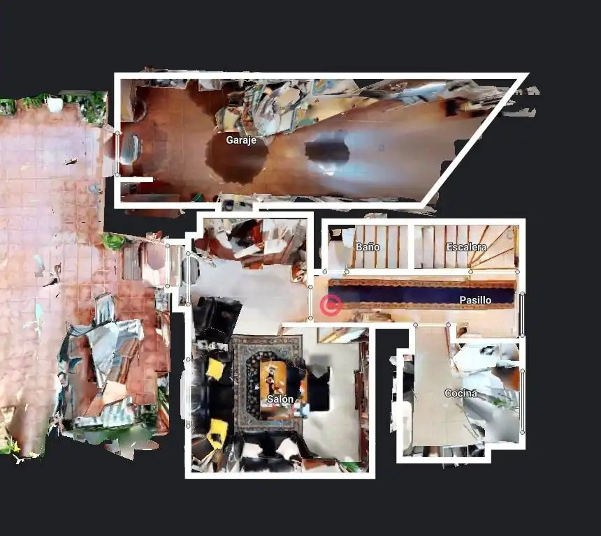 Einfamilien-Reihenhaus zum Verkauf in Parla mit Klimaanlage, Heizung und Privatgarten