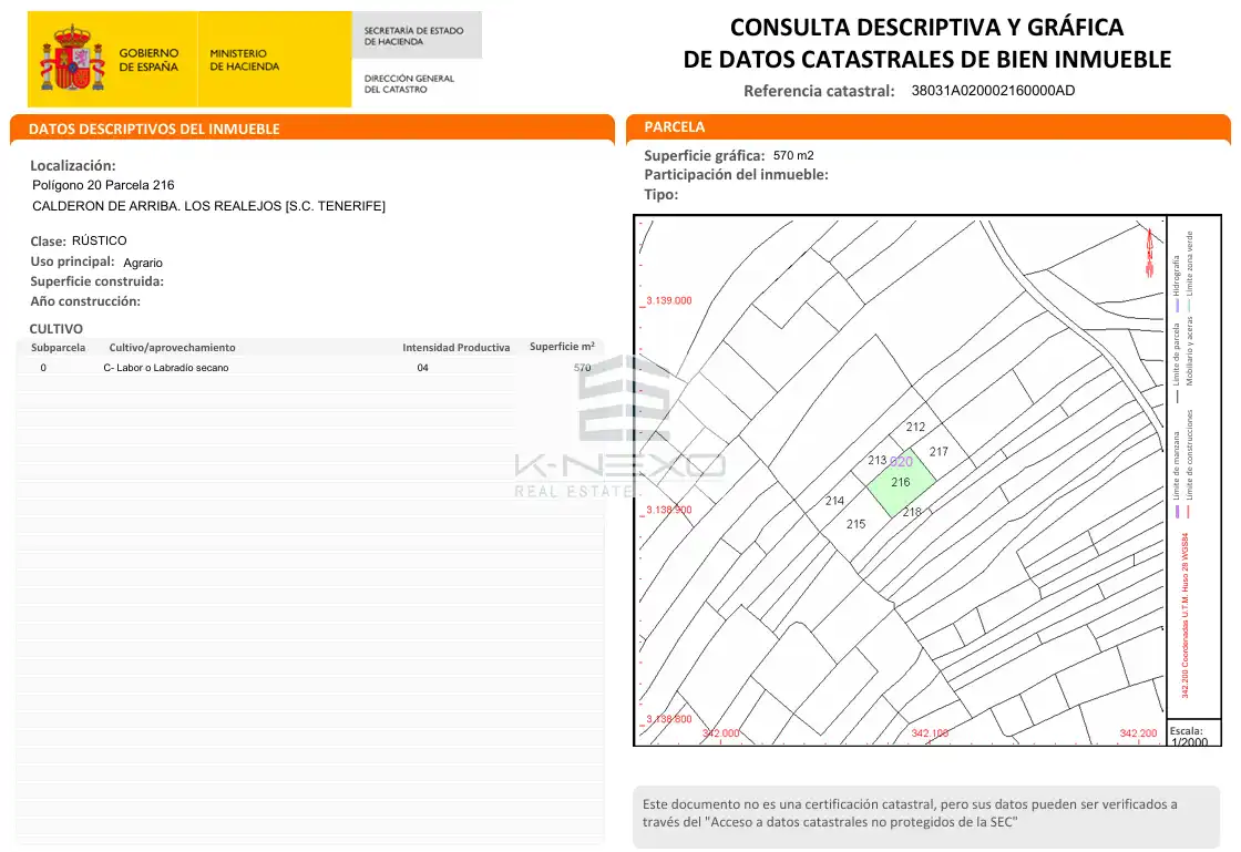 Terreno rústico en venta en CALDERON ARRIBA, imagen 9