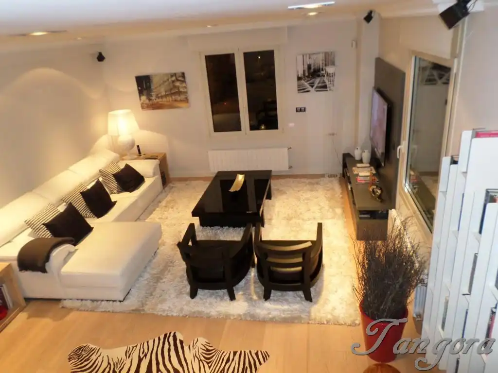 Wohnzimmer von Maisonette zum Verkauf in Getxo  mit Heizung, Parkett und Abstellraum
